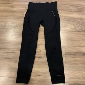 Vitae Apparel Seamless Compression Mesh Leggings Black